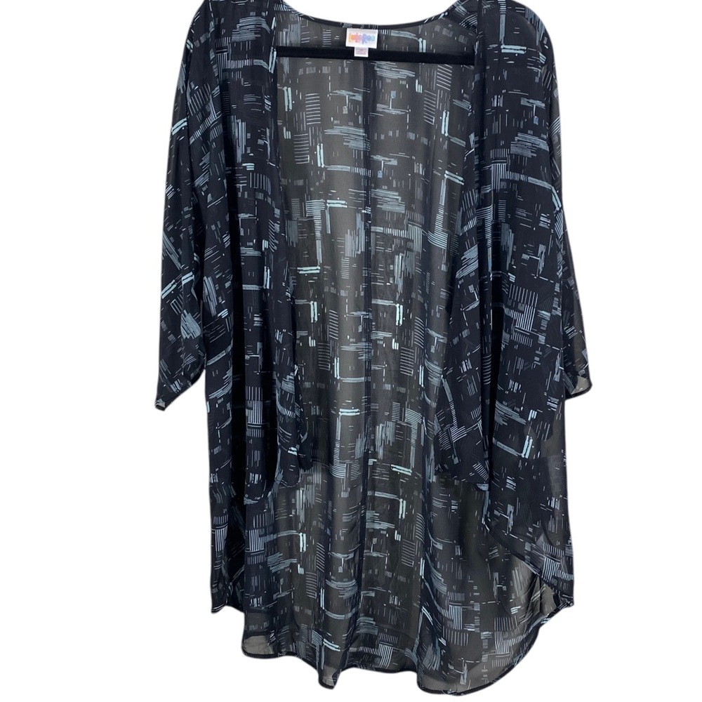 Lularue Lindsey Patterned Kimono Sz M NWT